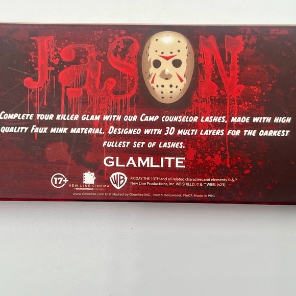 Friday the 13th Lashes in Black & Red by Glamlite - Picture 4 of 6